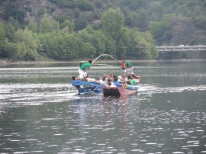 Passe de joute lors de la fête nautique 2014