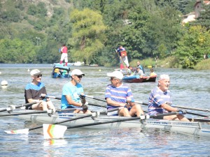 le quatre et 2 bateaux de joute