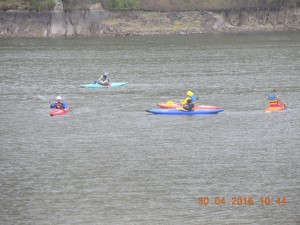 Sortie kayak 7°C sous la pluie